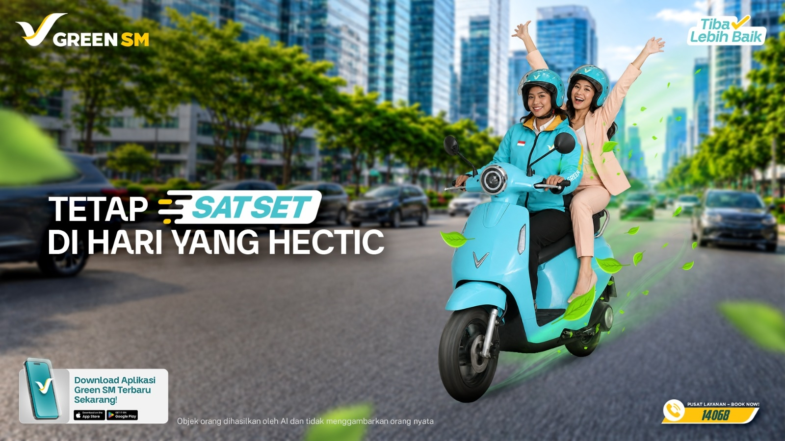 Green SM lần đầu tiên ra mắt dịch vụ xe máy điện tại Indonesia

